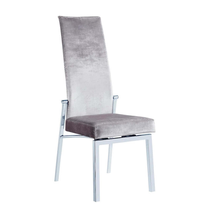 Somette Domino 5-Piece Dining Set with Gray Motion-back Chairs