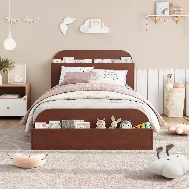 Twin Daybed with Trundle, Upholstered Sofa Bed Frame with Storage Drawers, Modern Couch Bed for Living Room or Bedroom