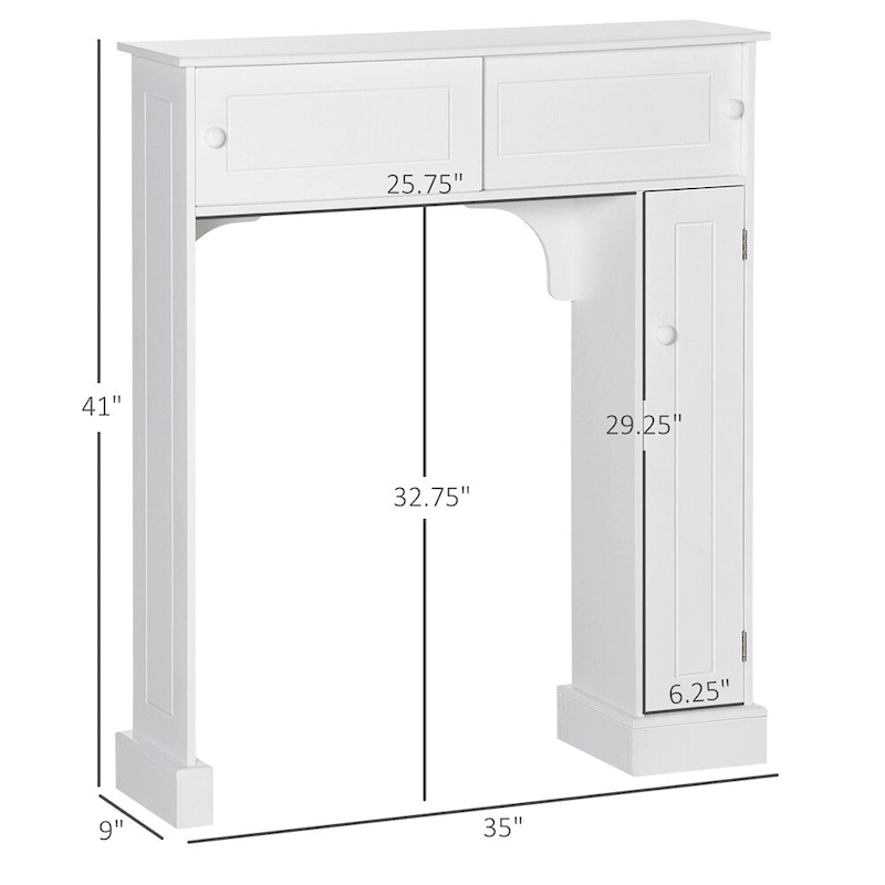 Over the Toilet Bathroom Cabinet,Freestanding Bathroom Storage Cabinet