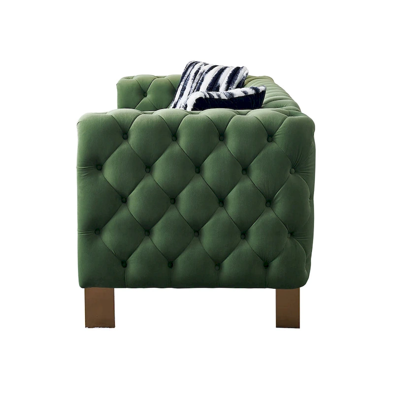 Modern Tufted Velvet Living Room Sofa
