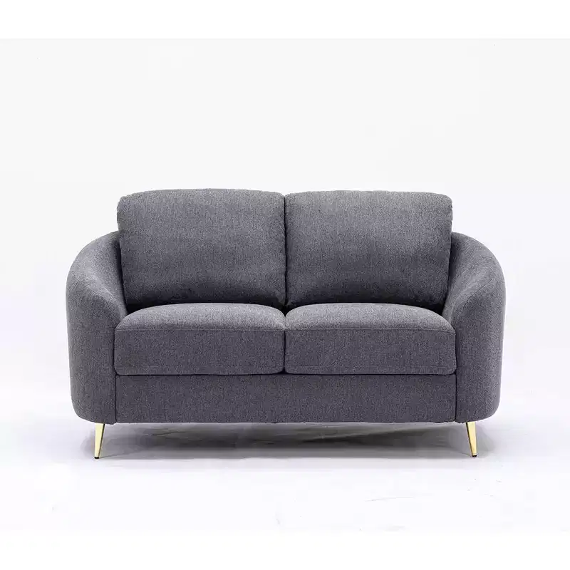 60" Sofa Gray Linen