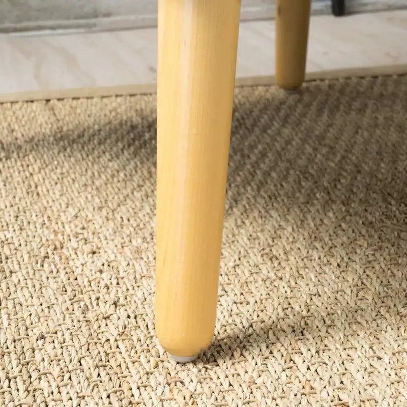 Upholstered Button-Tufted Accent Chair with Iron Hairpin Legs