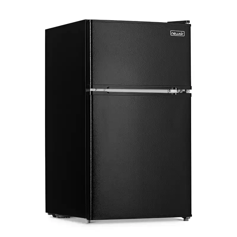 Newair 3.1 Cu. Ft. Mini Fridge with Freezer, Energy Star Certified, Dual Zone Refrigerator, Interior LED Light, Crisper Drawer