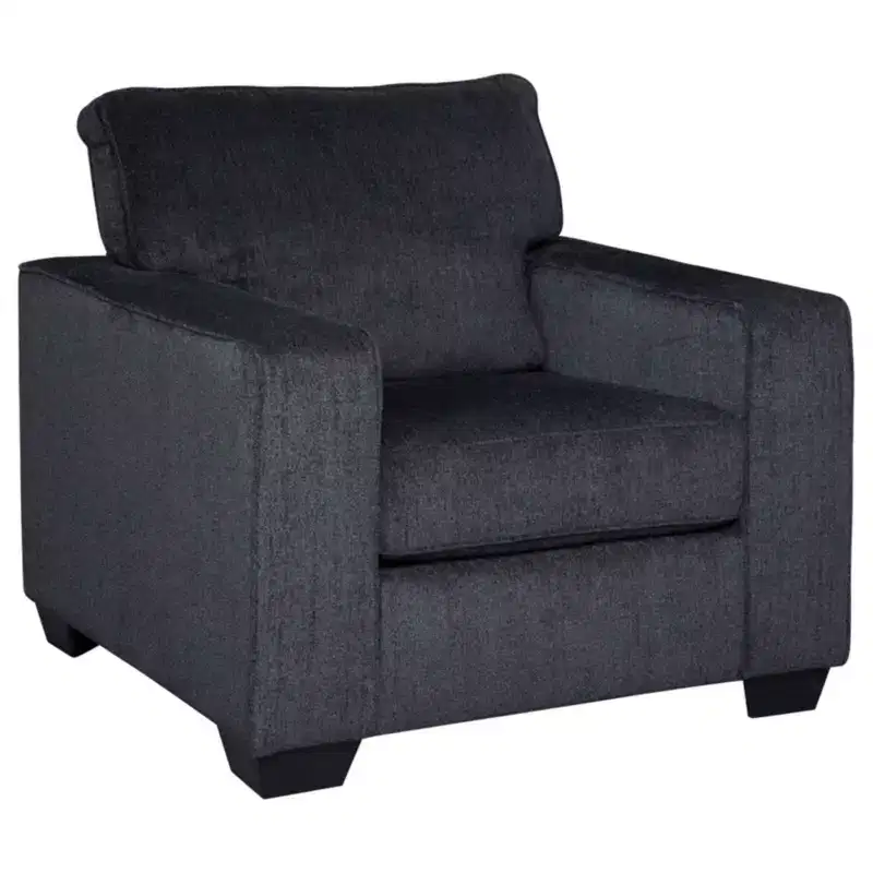 Altari Accent Chair Slate: Contemporary Plush Upholstery, No Assembly - Signature Design by Ashley