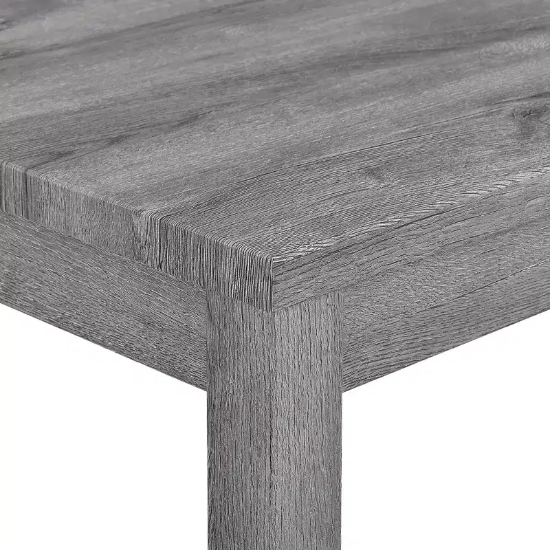 sumyeg Industrial 4-Piece Bar Table Set with Power Outlet in Grey