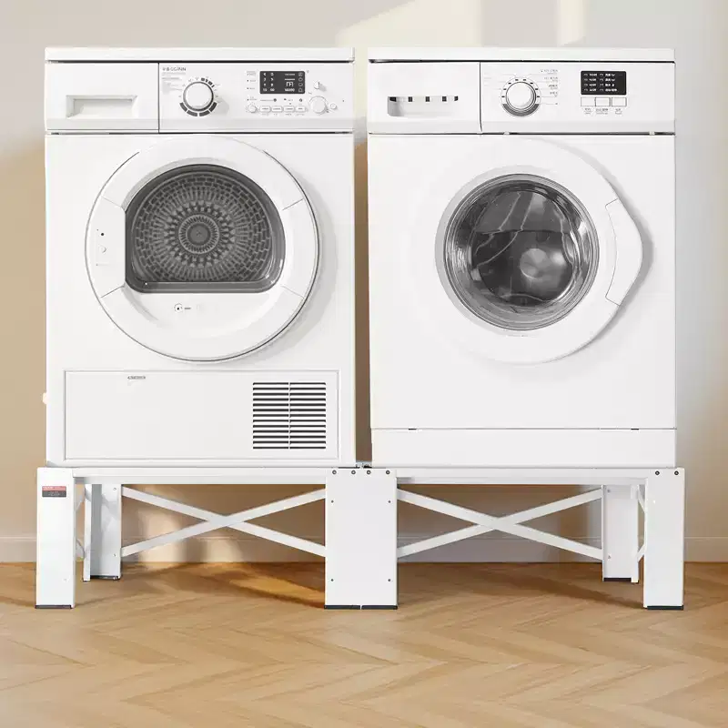 Laundry Pedestal, 12 in Height, Washer and Dryer Pedestals with 700 lbs Weight Load Capacity, Non-Slip Feet, 28.3 x 28.3 in, 2 Pack, White