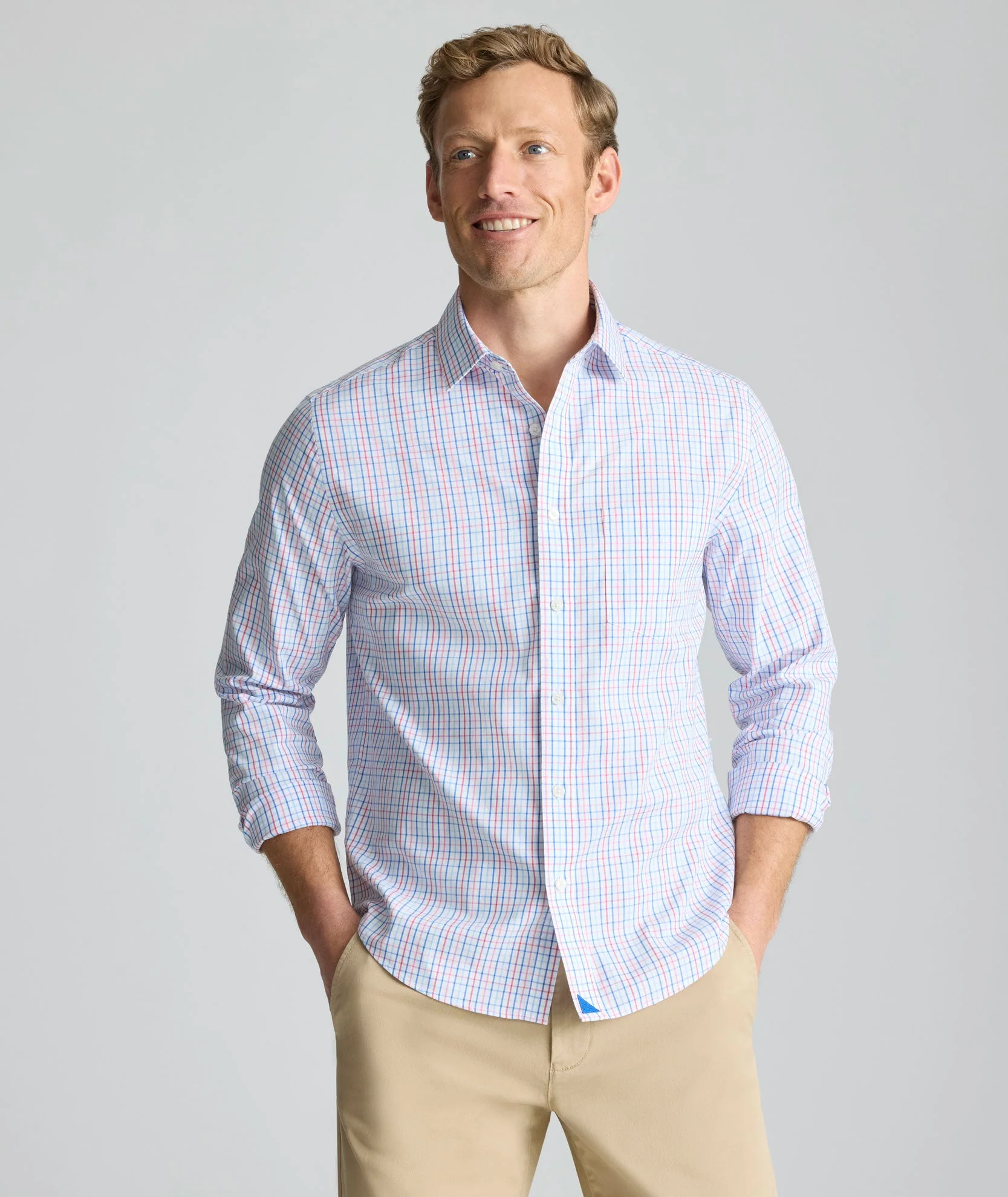 Pink Cotton Dress Shirt