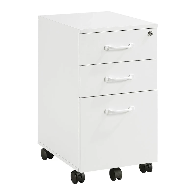 3-Drawer Mobile File Cabinet
