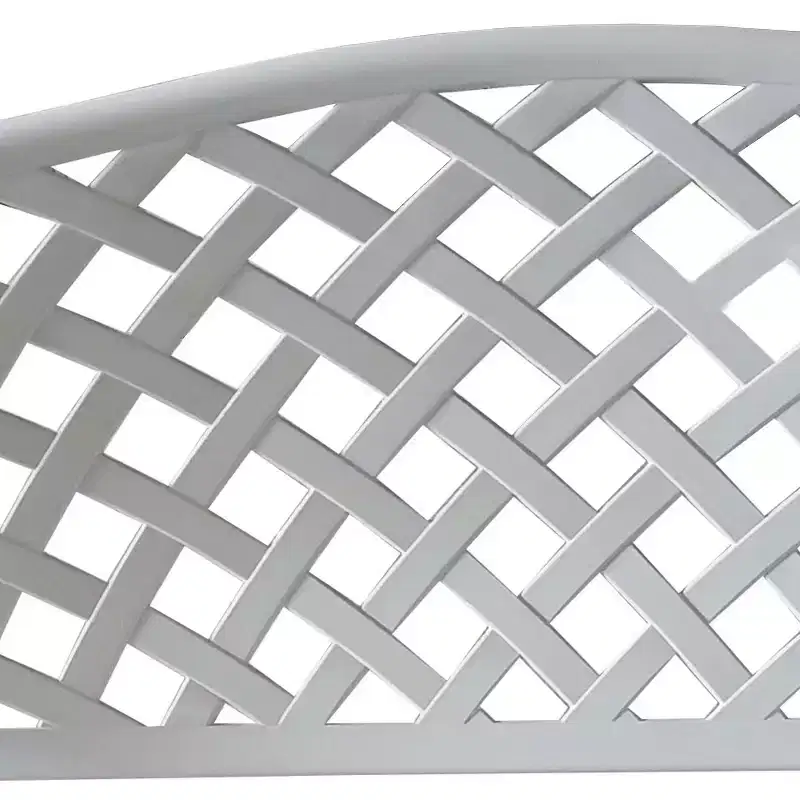 Modern Aluminum Patio Bench - Oakland Living