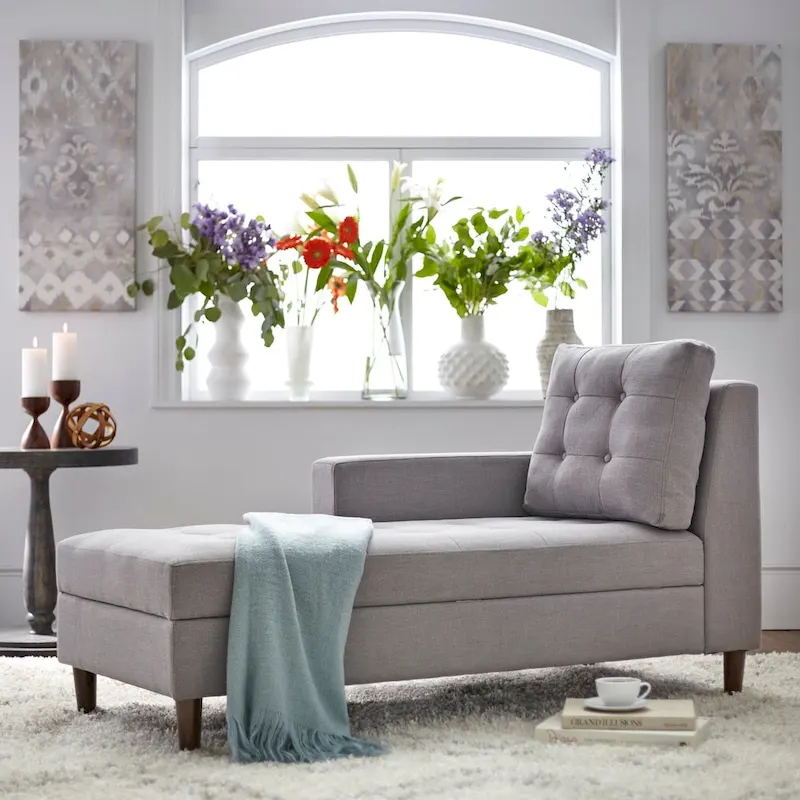 Simple Living Sabrina Storage Chaise