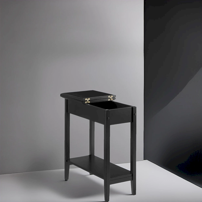 Stylish Slim End Table, Narrow Nightstand, and Skinny Bedside Table