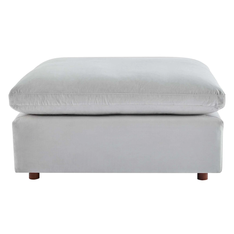 Commix Down Filled Overstuffed Velvet 6-Piece Sectional Sofa