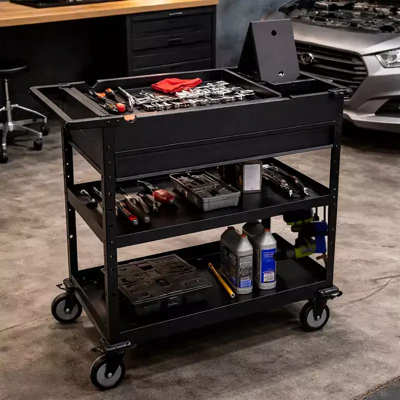 Montezuma 40 Work Cart with Power Tool Holder