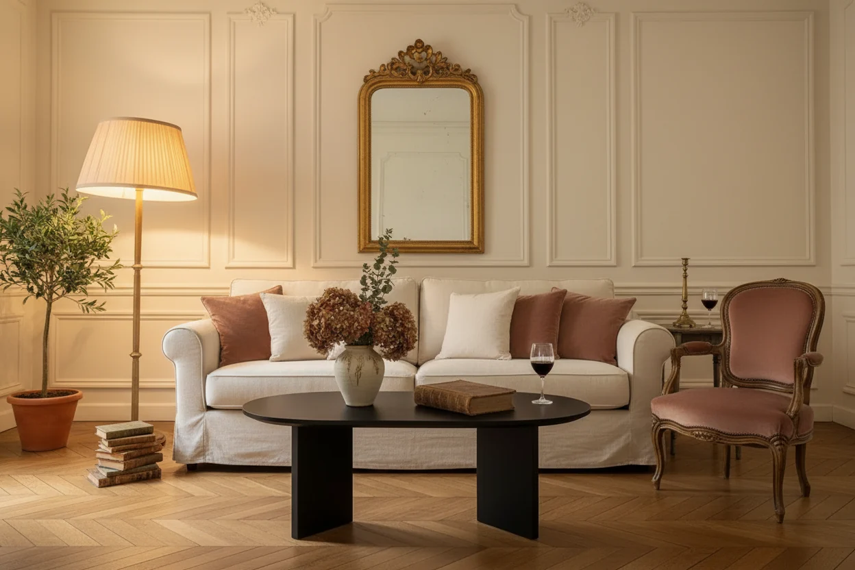39. Coffee Table,Oval Accent Table for Living Room,Wooden Cocktail Table,Elegant Oriental Tea Table,Home Decor,220lbs Capacity