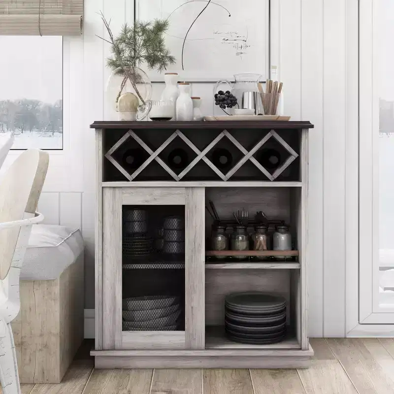Buffet with Sliding Cabinet Door