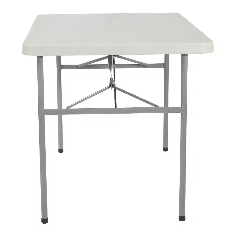 4ft Resin Multi Purpose Folding Table, Light Gray