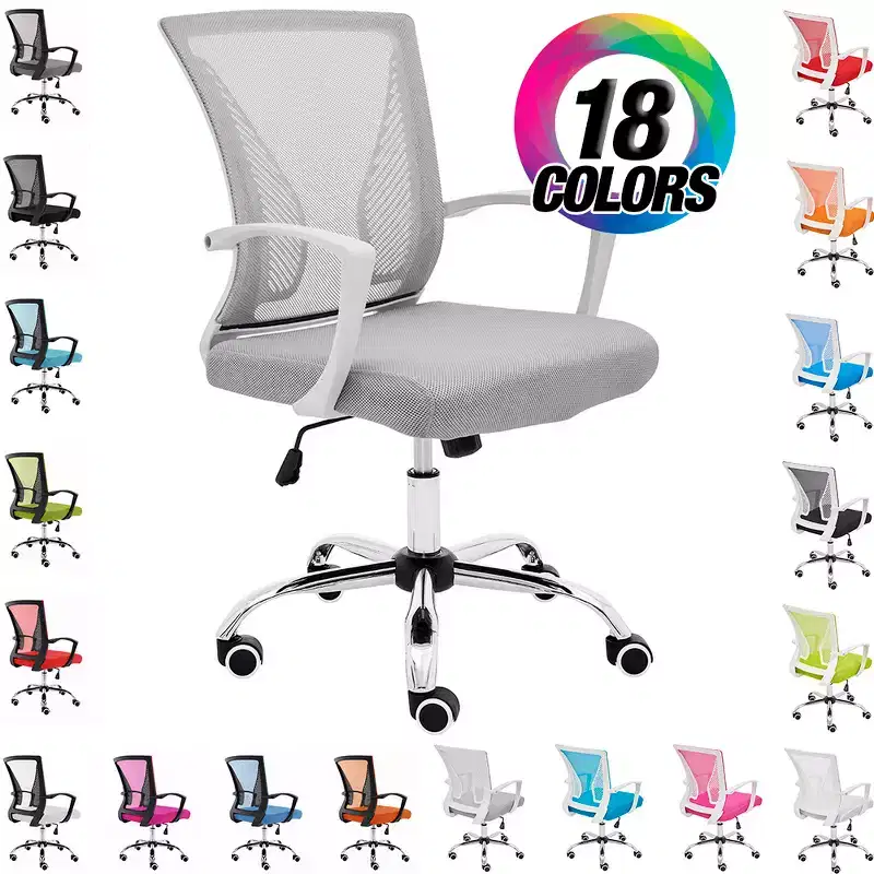 Mid-Back Office Chair | Ergonomic Home Office Seating