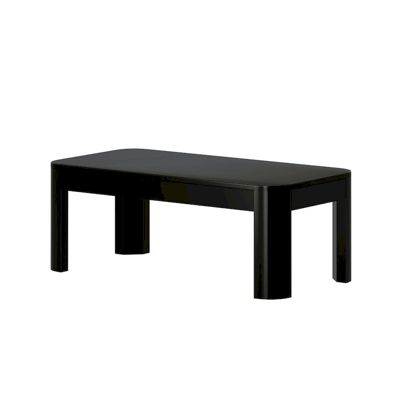 Plank and Beam Contour Rectangular Coffee Table - 40