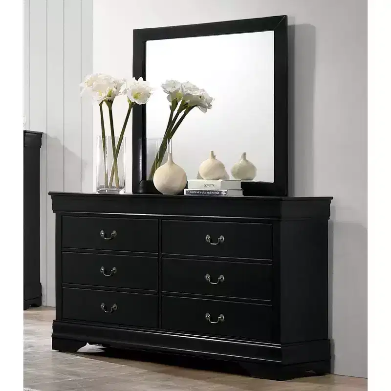 Sliver Dresser and Mirror Set - HOMES: Inside + Out