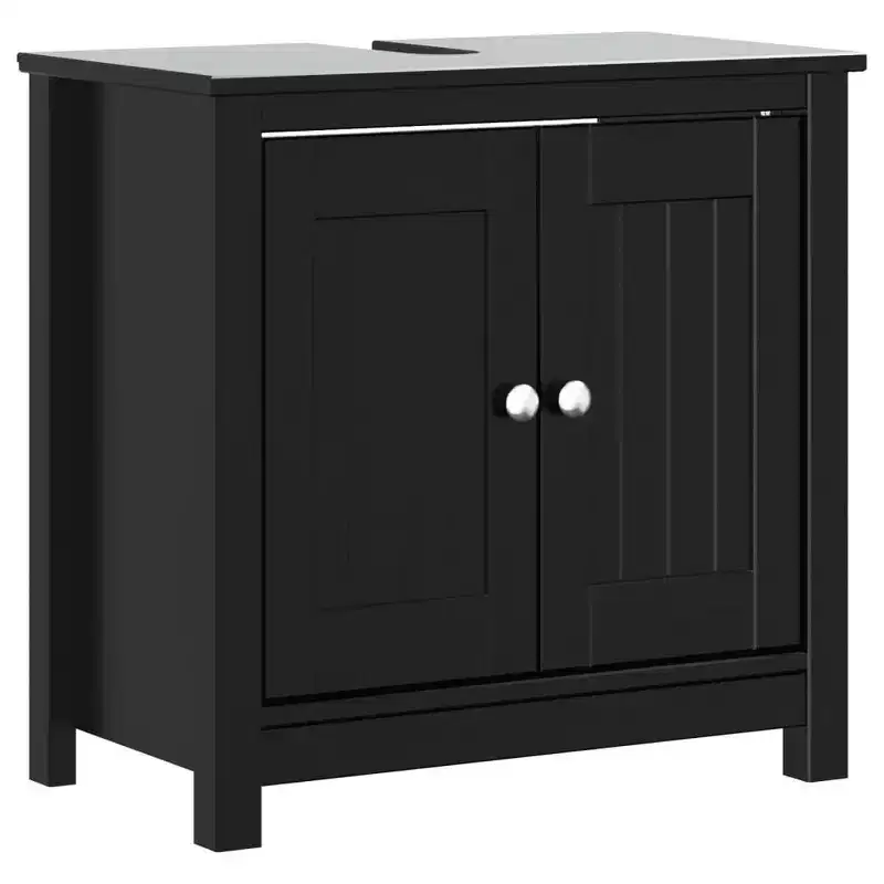 vidaXL BERG Bathroom Sink Cabinet Vanity Cabinet Cupboard Solid Wood Pine
