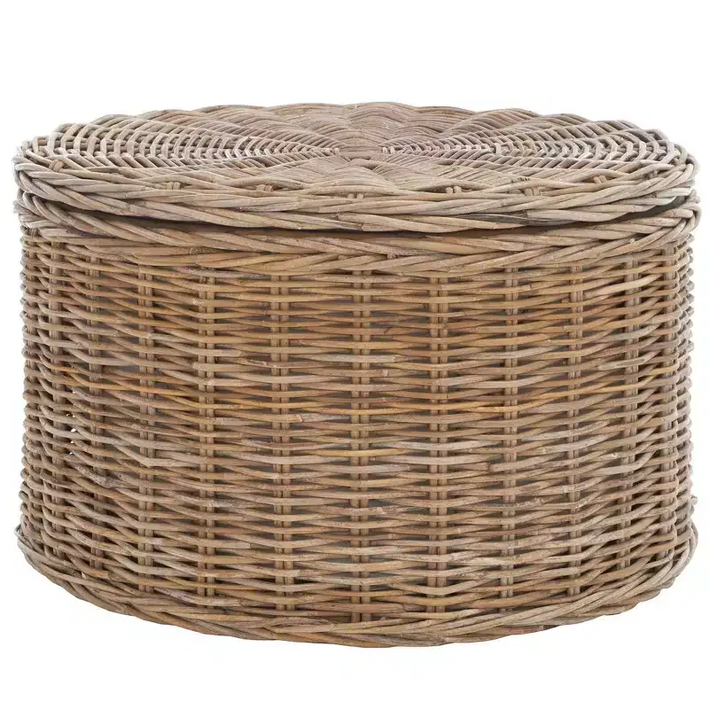 Jesse Wicker Storage Coffee Table - Safavieh