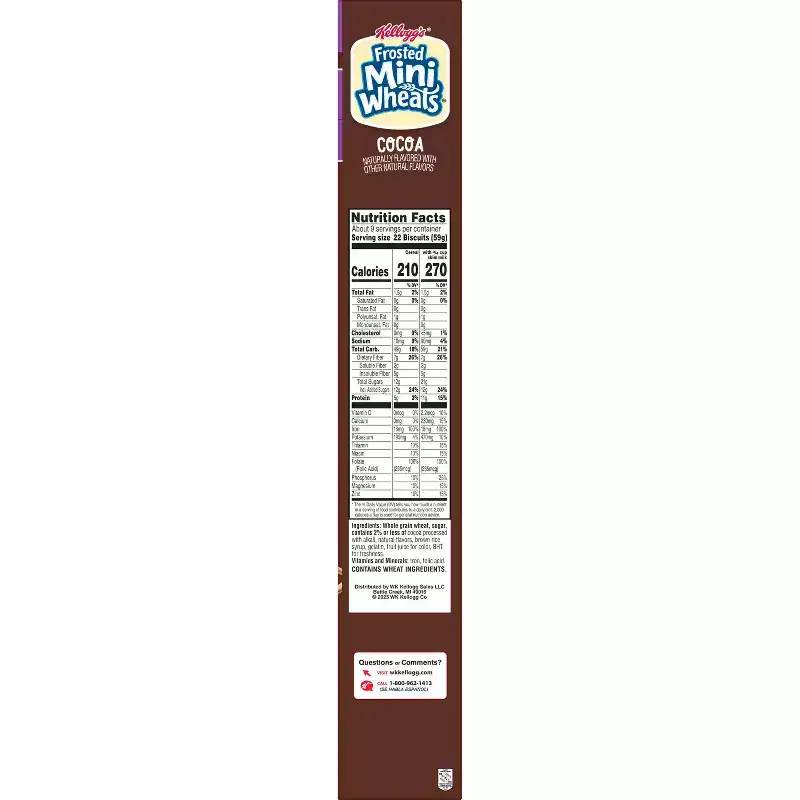 Kellogg's Frosted Mini Wheats Cocoa Breakfast Cereal - 20oz