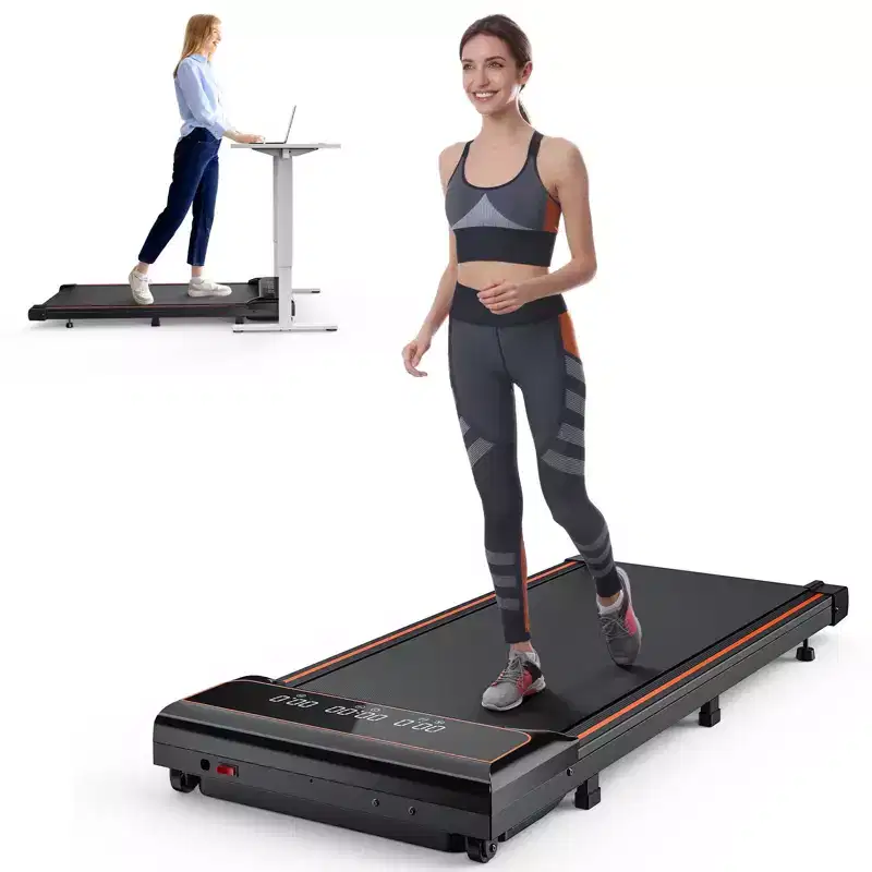 NAYSAYE Walking Pad Treadmill Indoor Cardio Walking Exercise Trainer Quiet Workout for Home Office, Black, 42.2*19.2*3.58