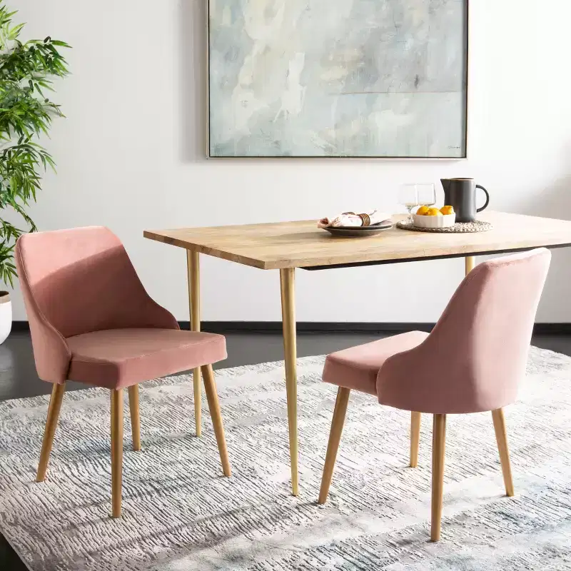 Lulu Upholstered Dining Chair (Set of 2) - DCH6200 - Safavieh