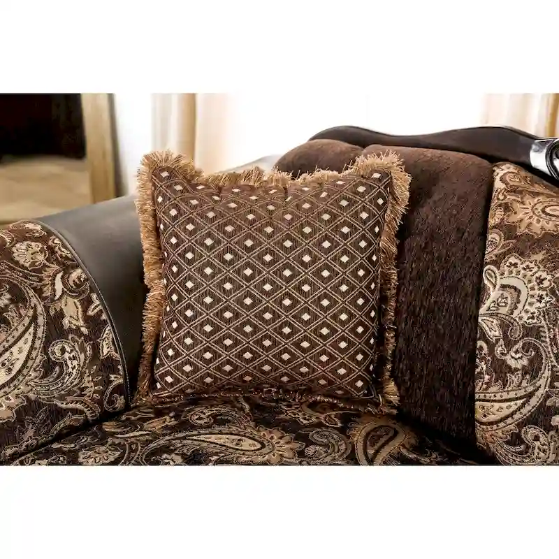 Gracewood Hollow Dayaram Traditional Brown 2-piece Living Room Set