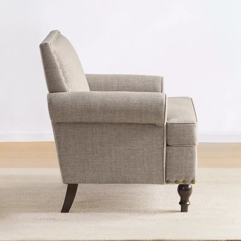 Huimo Modern Nailhead Accent Chair Arm Chairs Set of 2
