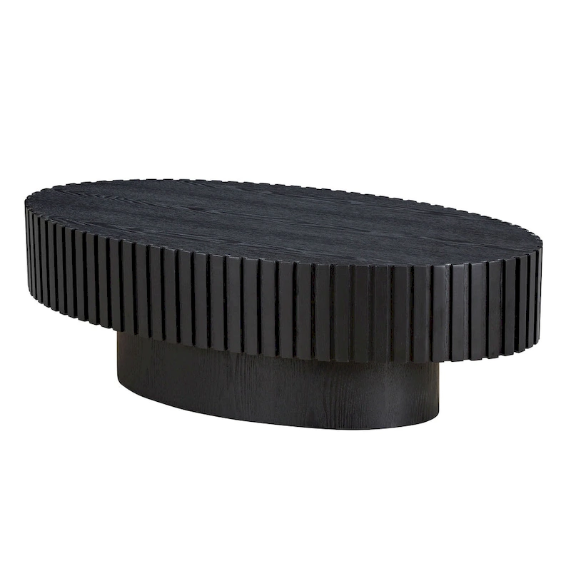 Modern Handcraft Drum Coffee Table