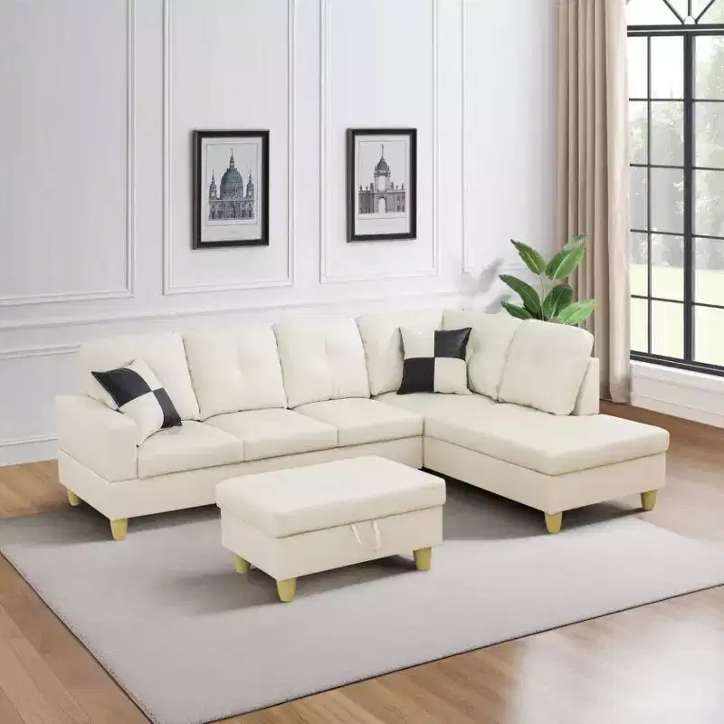 Transform Your Living Space with Our Chic L-Shaped Sectional Sofa Unmatched Comfort and Style Await
