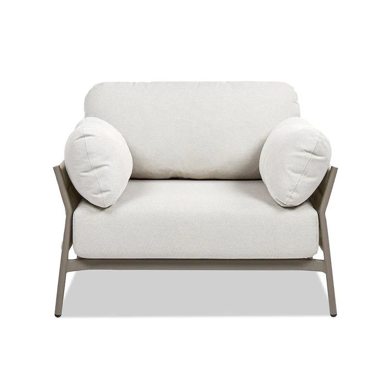 Jennifer Taylor Home Jasper Patio Armchair - 39.5W X 31.5D X 31.5H