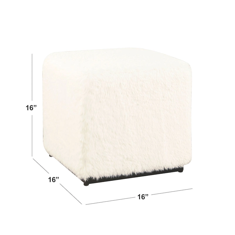 HomePop Modern Cube Ottoman