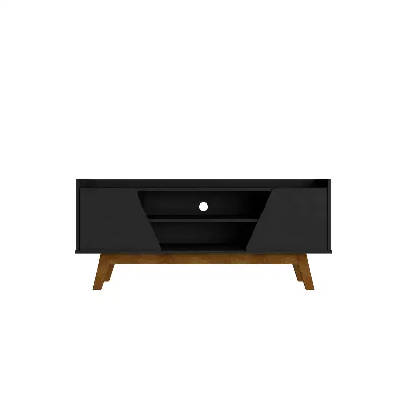 Marcus Mid-Century Modern 4 Shelf TV Stand for TVs up to 55