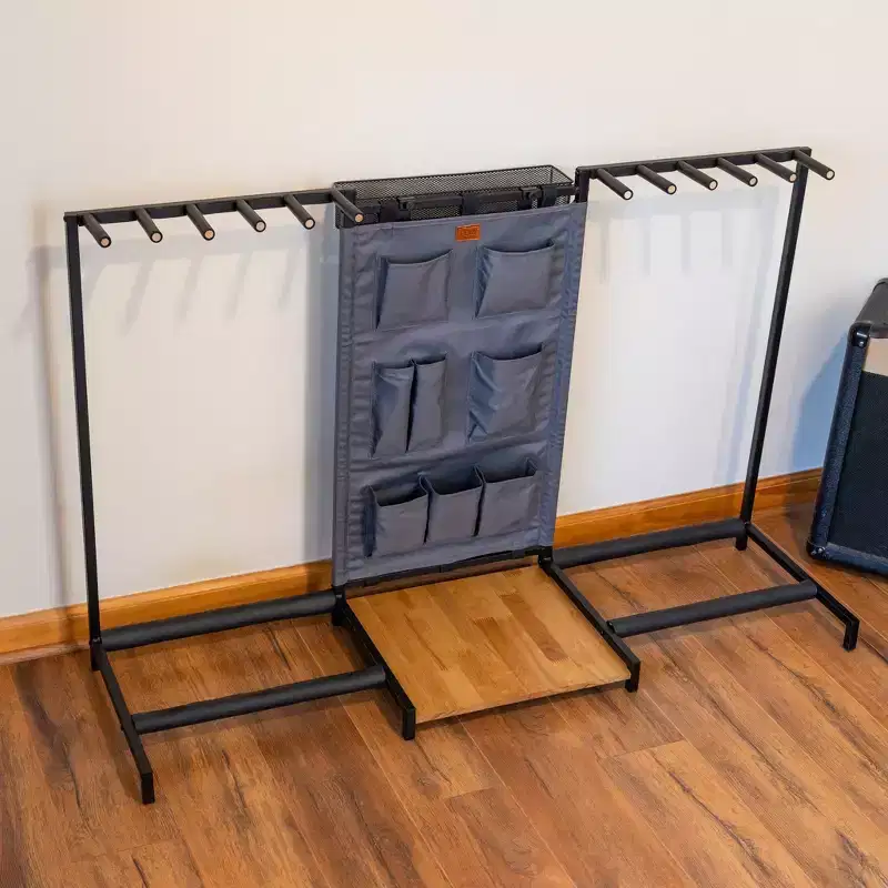 10-Slot Guitar Rack | Gray