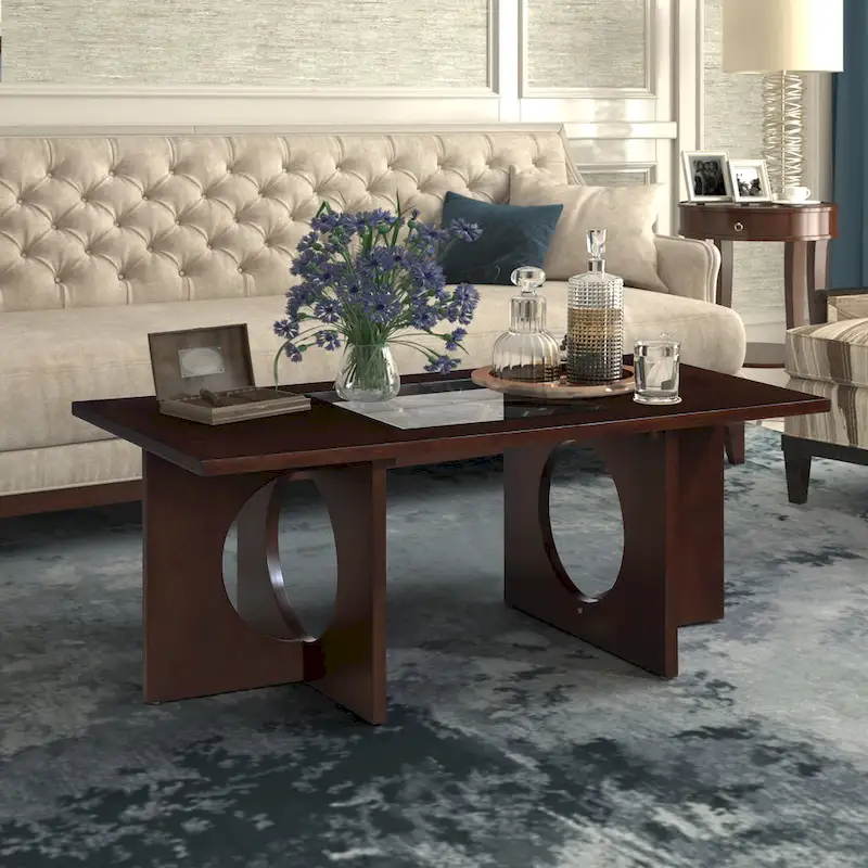 47 Contemporary Wood Rectangular Coffee Table