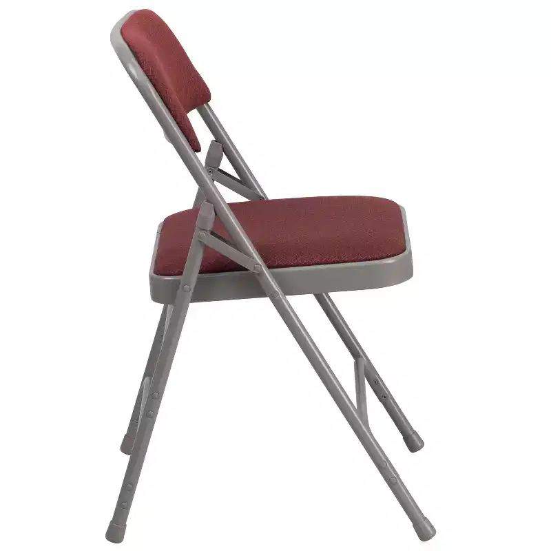 2-Pack Home & Office Party Events Fabric Padded Metal Folding Chair