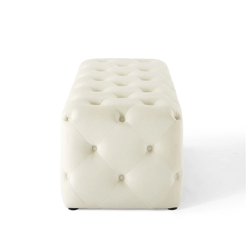 Carson Carrington Ullervad 48-inch Button Tufted Entryway Velvet Bench