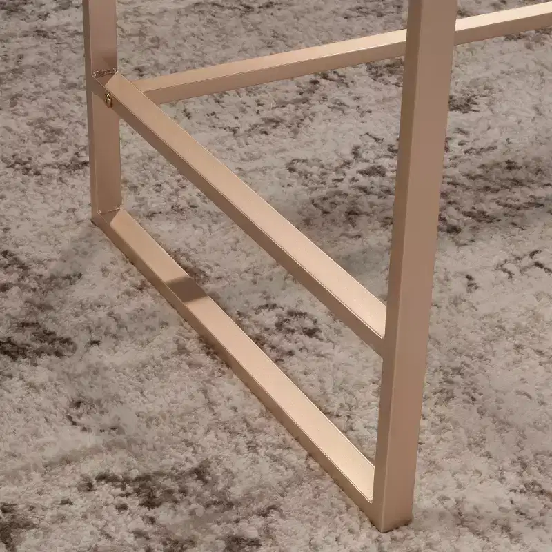 Harper 60 Wood and Metal L-Shaped Office Desk