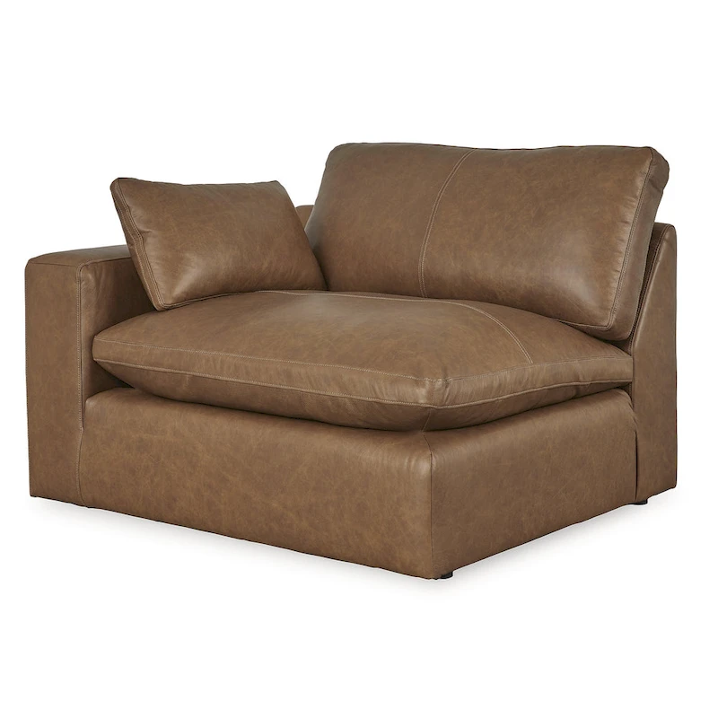 Signature Design by Ashley Emilia Brown 4-Piece Sectional - 130 W x 90 D x 36 H
