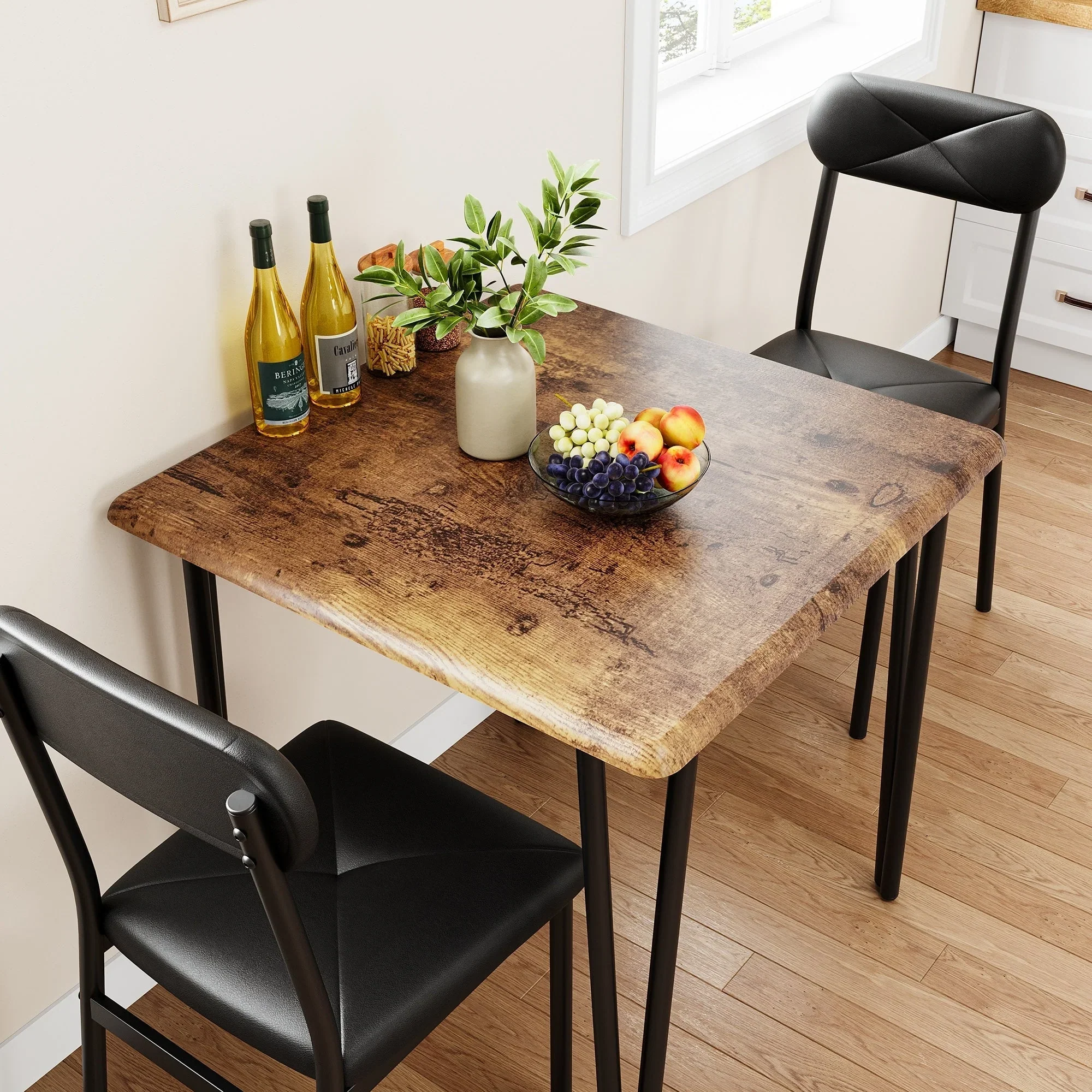 Modern kitchen Dinner Table Set for Dining Room - 3-Piece