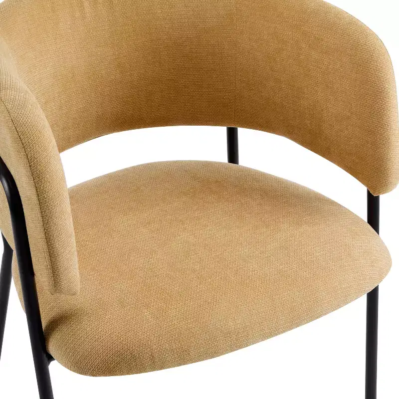 Christopher Knight Home Nest Modern Upholstered Dining Chairs with Metal Frame (Set of 6)