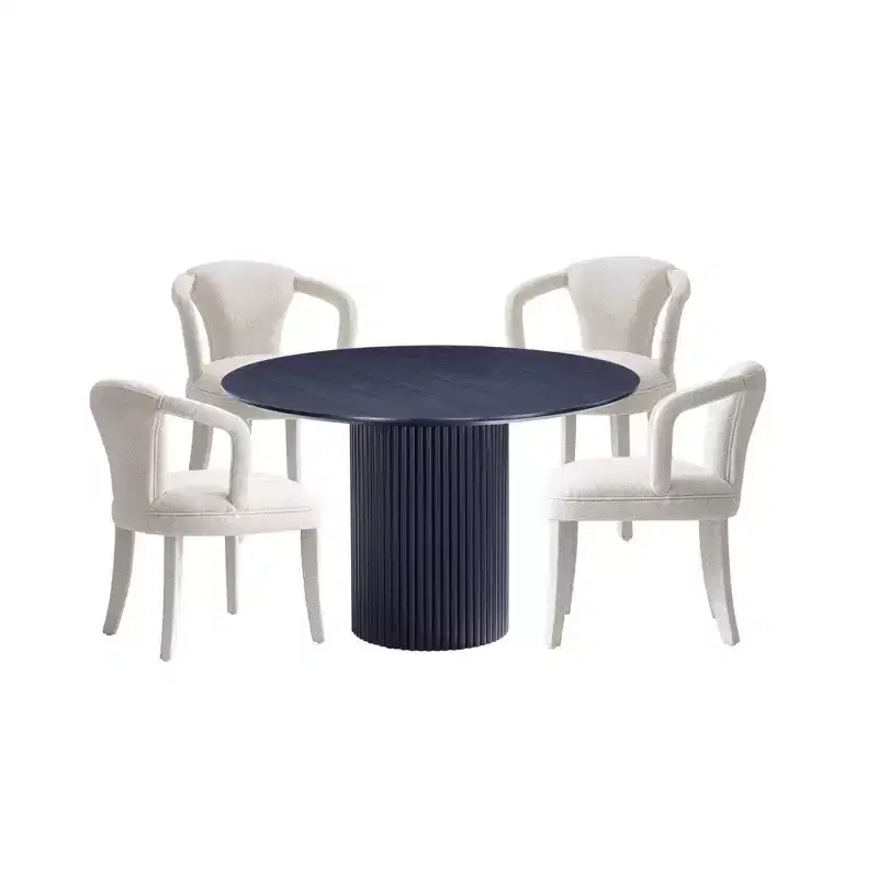 Manhattan Comfort 5pc Hathaway and Palmer Modern Dining Set