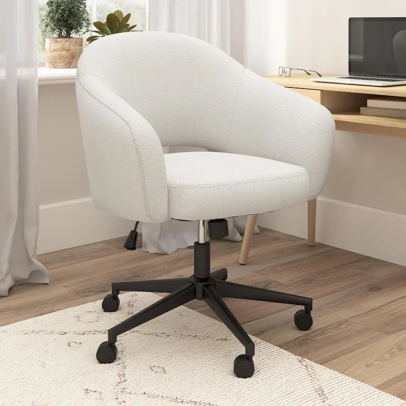 Bush Furniture Fairfax Mid Century Modern Desk Chair for Home Office