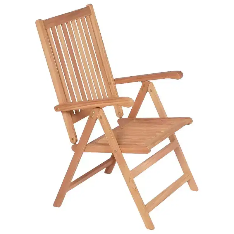 vidaXL Garden Chair Set of 6 Teak Solid teak wood Foldable