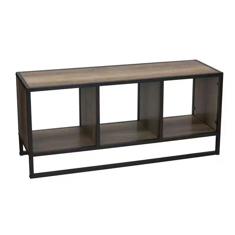 Household Essentials Jamestown TV Stand with Storage Compartments