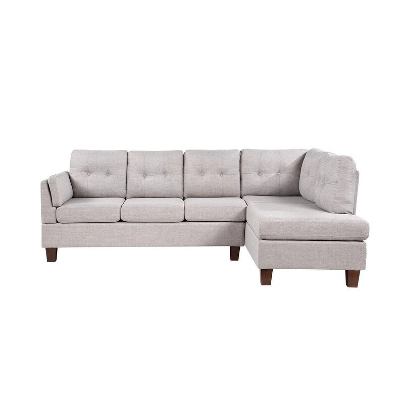 Dalia 97-inch Modern Sectional Sofa with Left Facing Chaise - 97W x 64.5D x 34H
