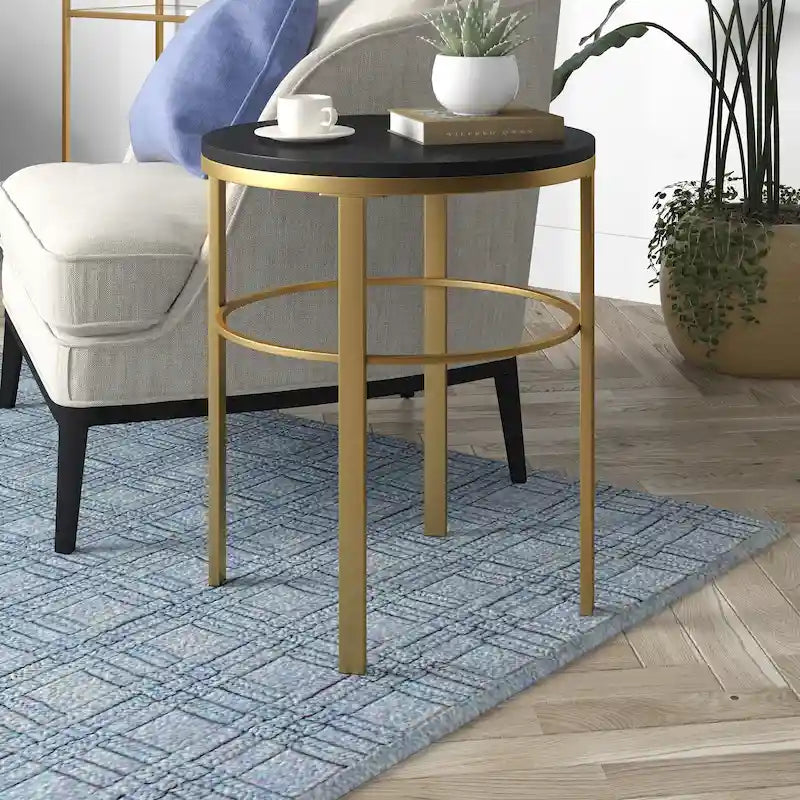20 Wide Round Side Table with MDF Top