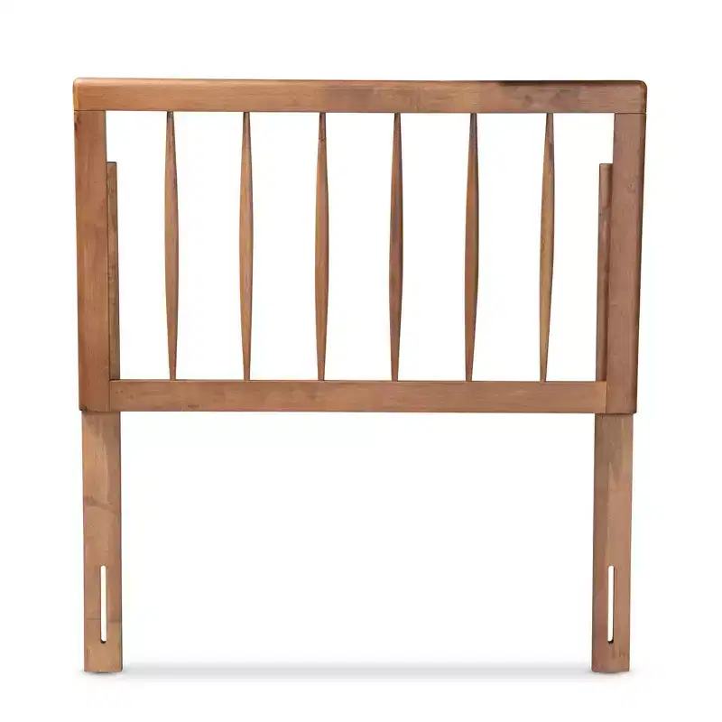 Valin Wood Headboard Walnut - Baxton Studio